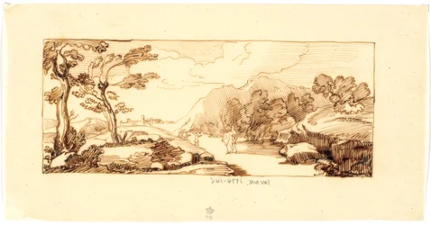 Landschaft mit biblischem Motiv