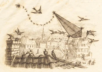 Illustration till "Halvhundra fabler för barn" av Hey