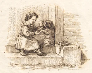 Illustration till "Halvhundra fabler för barn" av Hey