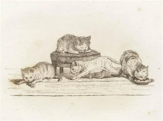 Illustration till "Halvhundra fabler för barn" av Hey