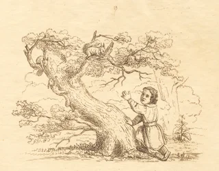 Illustration till "Halvhundra fabler för barn" av Hey