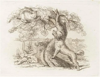 Illustration till "Halvhundra fabler för barn" av Hey
