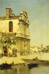 Utsikt över Venedig,