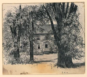 Teckning, Point Lookout, 1883
