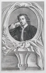 Thomas Otway, graverad av Jacobus Houbraken (1698-1780) Amsterdam, 1741