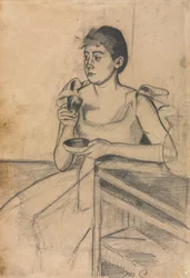 After-Dinner Coffee recto, After-Dinner Coffee verso, ca. 1889.