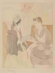 Afternoon Tea Party, 1890-1891.