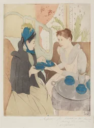 Afternoon Tea Party, 1890-1891.