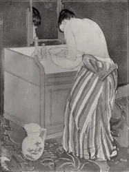 La Toilette, 1891 (torrnål och akvatint på papper)
