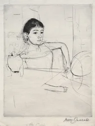 Mimi som brunett, 1889.