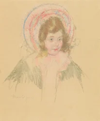 Sara i motorhuv och kappa, ca. 19041906.