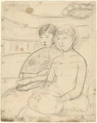 The Loge [recto], 1882.