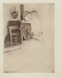 Spegeln, c. 1891.