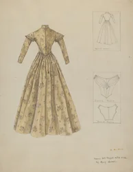 Klänning, c. 1937.