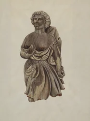Galjonsfigur Martha, ca. 1938.