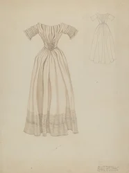 Bröllopsklänning, c. 1937.