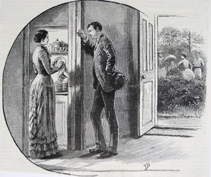 Illustration av hemmafru