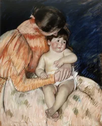 Mamma och barn
