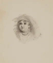 Untitled Head of a Child, 1876.