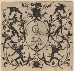 Prydnad med grotesk