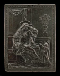 Madonna och barn med Johannes Döparen, troligen ca. 1600.