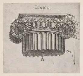 Mirror of Roman Magnificence: Jonisk huvudstad, ca. 1537., ca. 1537