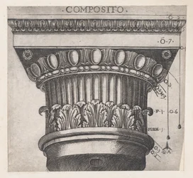 Mirror of Roman Magnificence: Jonisk huvudstad, ca. 1537, ca. 1537