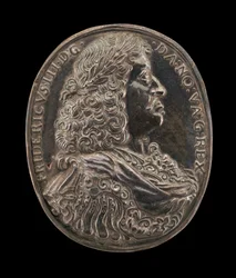 Fredrik III, 1609-1670, kung av Danmark och Norge 1648 [framsidan], ca. 1648.