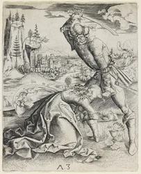 Halshuggning av Saint Barbara, ca. 1501