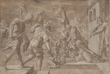 Tillbedjan av herdarna, ca. 1549-50.