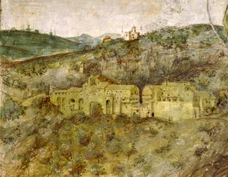 Utsikt över ett kloster