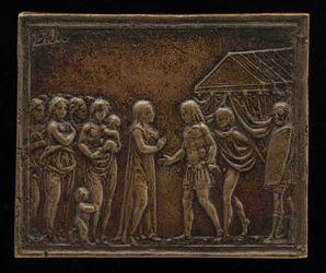 Coriolanus och kvinnorna i Rom.