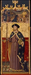 Saint James with a Donor and Decapitation of Saint James