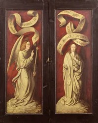 The Annunciation, c.1500 (olja på panel)