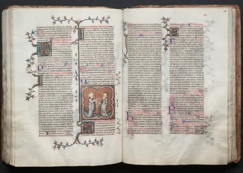 The Gotha Missal: Fol. 115r, Text, ca. 1375.