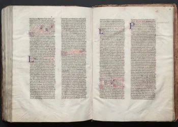 The Gotha Missal: Fol. 151r, Text, ca. 1375.