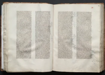 The Gotha Missal: Fol. 45r, Text, c. 1375.