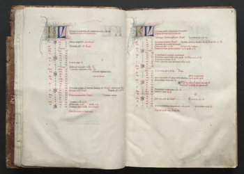 The Gotha Missal: Fol. 6v, text , c. 1375.
