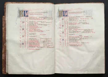 The Gotha Missal: Fol. 9r, Text , c. 1375.