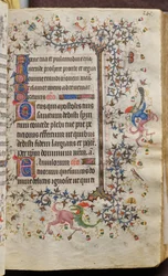 Timmar av Karl den ädle, kung av Navarra (1361-1425): fol. 73r, Text