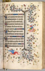 Timmar för Karl den ädle, kung av Navarra 1361-1425: fol. 189r, Text, ca. 1405.