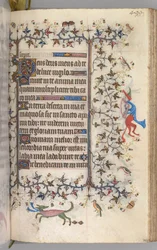 Timmar för Karl den ädle, kung av Navarra 1361-1425: fol. 244r, Text, ca. 1405.