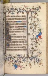Timmar för Karl den ädle, kung av Navarra 1361-1425: fol. 246r, Text, ca. 1405.