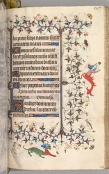 Timmar för Karl den ädle, kung av Navarra 1361-1425: fol. 248r, Text, ca. 1405.
