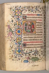 Timmar för Karl den ädle, kung av Navarra 1361-1425: fol. 266v, St. James, ca. 1405.