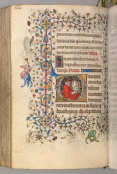 Timmar för Karl den ädle, kung av Navarra 1361-1425, fol. 276v, St. Denis, ca. 1405.