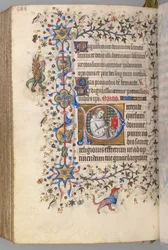 Timmar för Karl den ädle, kung av Navarra 1361-1425, fol. 288v, St. Hervard, ca. 1405.
