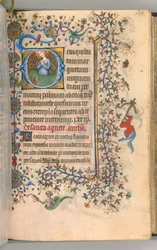 Timmar för Karl den ädle, kung av Navarra 1361-1425, fol. 299a, St. Margaret, ca. 1405.