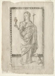 Faith from the Tarocchi, serie B: Cosmic Principles & Virtues, #40, före 1467.
