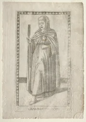 Grammatik från Tarocchi, serie C: Liberal Arts, #21, före 1467.